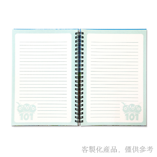 Hardcover Notebook_Customized Taiwan landmark Journal Wire-O Notebook